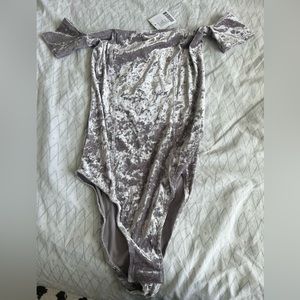 Urban Outfitters Velvet Bodysuit